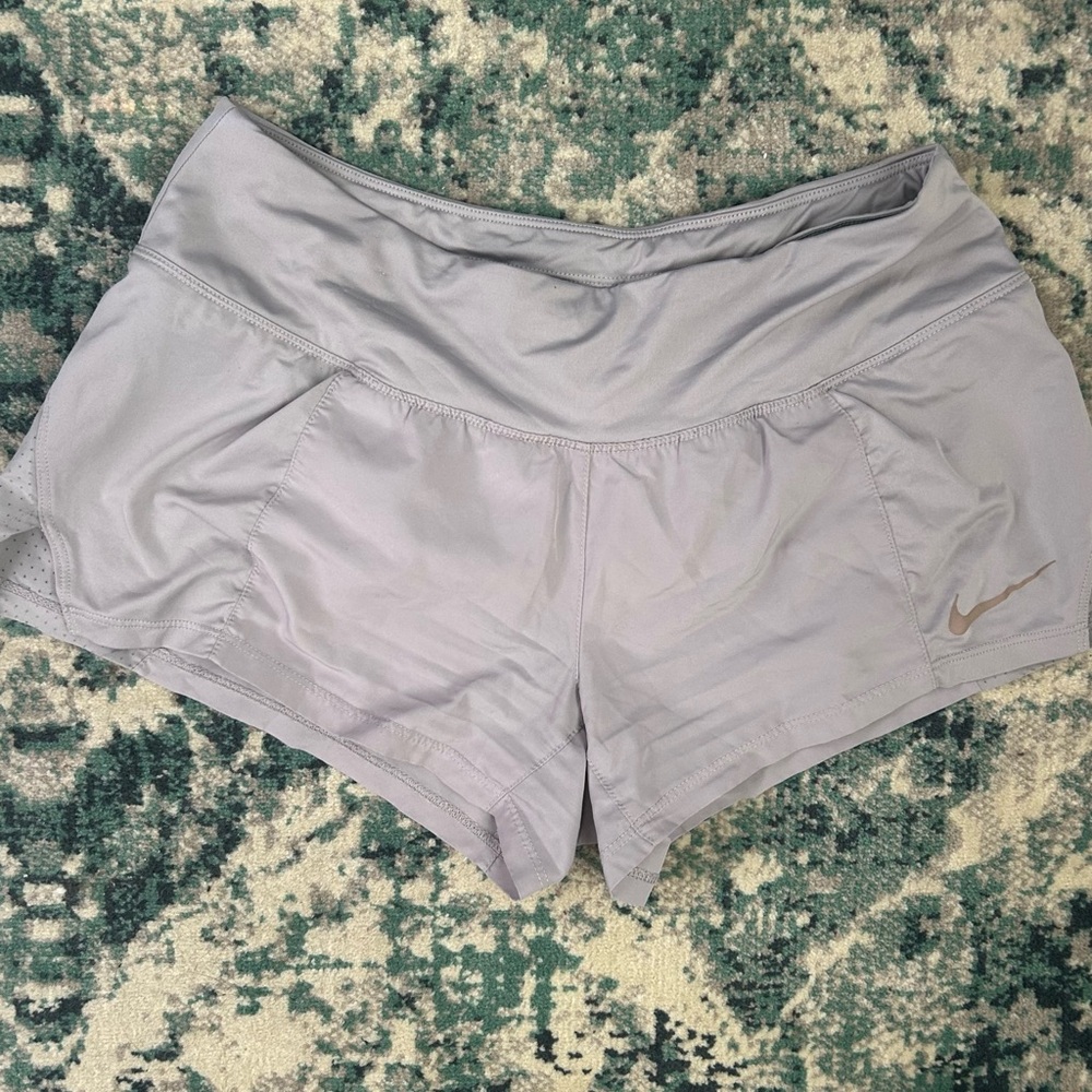 Nike Women's Light Gray Athletic Shorts